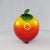 Orange Art Glass Peach Apricot Fruit Fake Faux Home Decor Paper Weight For Sale - Image 8 of 8
