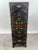 1950s Vintage Asian Black Lacquered Cabinet or Chest With Hand-Painted Floral Motif For Sale - Image 5 of 14