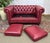 Chesterfield Two-Seater Sofa in Leather, 2000s For Sale - Image 18 of 18