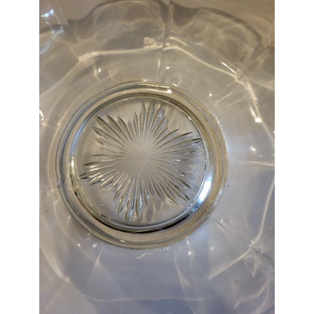 Mid 20th Century Vintage Glass Serving Bowl For Sale - Image 5 of 7
