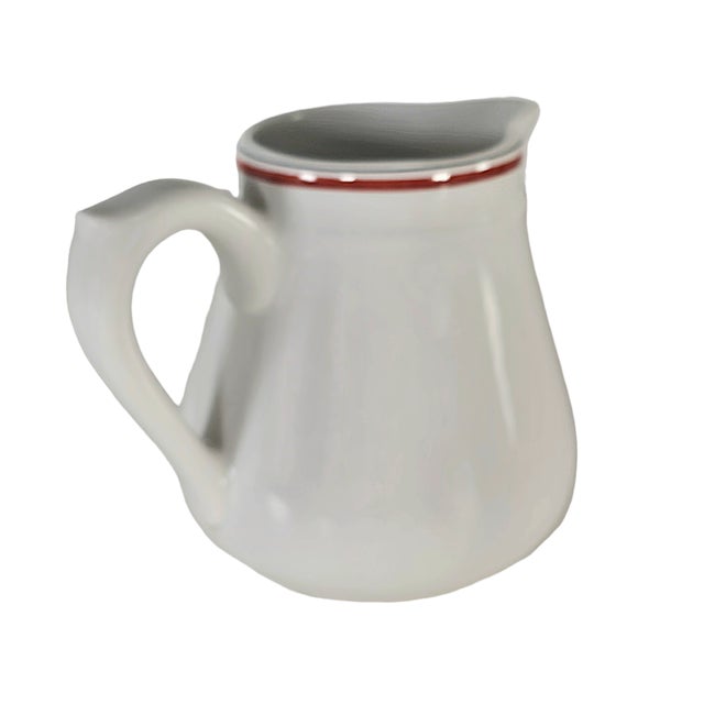 Porcelain D’Auteuil Jacques Lobjoy French Bistrot Creamer, 8 Oz For Sale In San Francisco - Image 6 of 8
