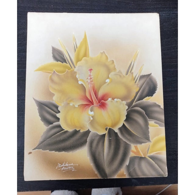 American 1950s Paradise of the Pacific by Hawaiian artist Moki-Hana. For Sale - Image 3 of 4