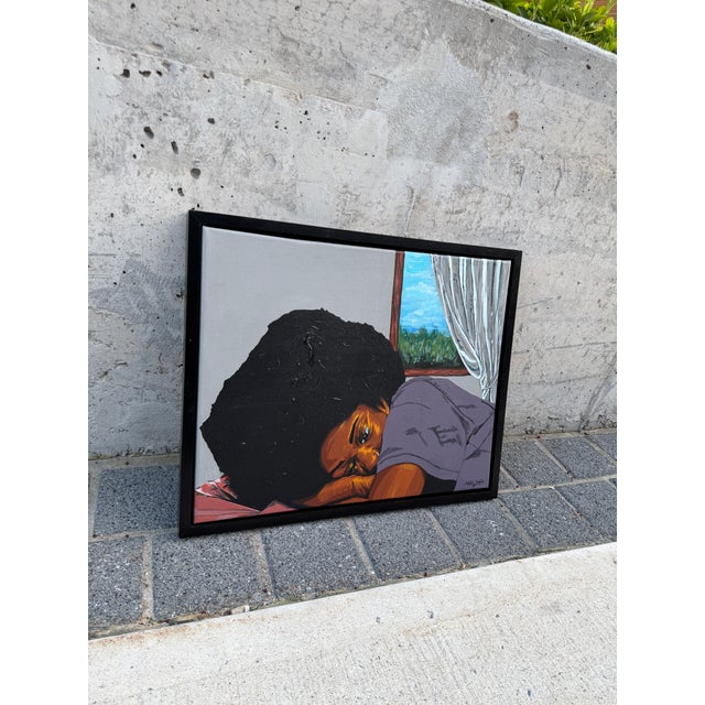 Black Let Me Be, Acrylic Painting on Canvas, 2026, Emmanuel Akolo For Sale - Image 8 of 8