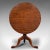 This is an antique tilt top table. An English, mahogany lamp or wine table with tripod base, dating to the Georgian...