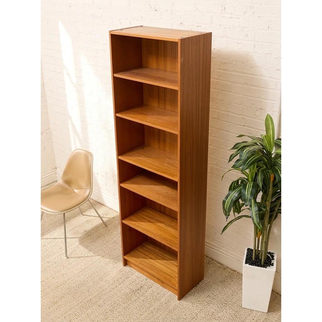 Vintage Danish Modern Teak Bookcase For Sale In Los Angeles - Image 6 of 8
