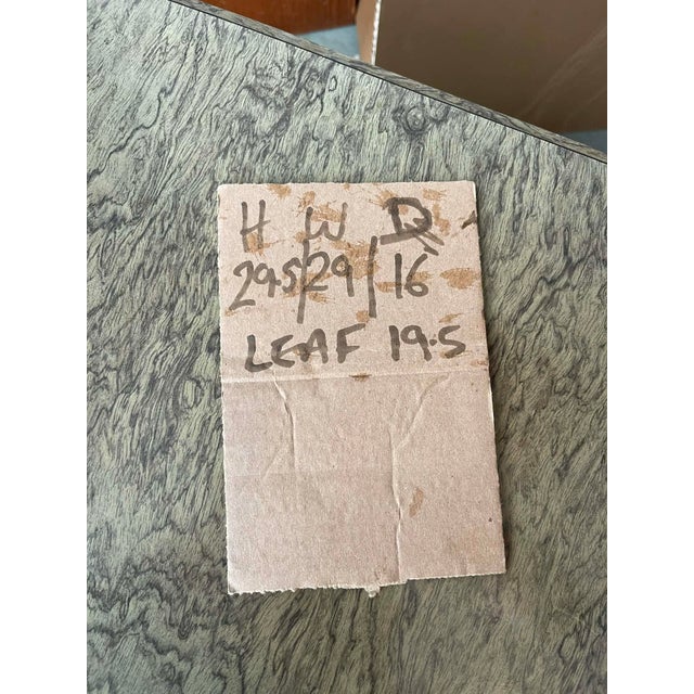 Wood English Gateleg Formica Dining Table For Sale - Image 7 of 9