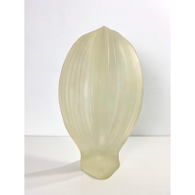 White 1985 Resin Bust of Woman in Wind Sculpture by Austin Prod Inc For Sale - Image 8 of 11