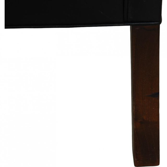 2207 Black Leather Armchair from Børge Mogensen, 1980s For Sale - Image 14 of 18