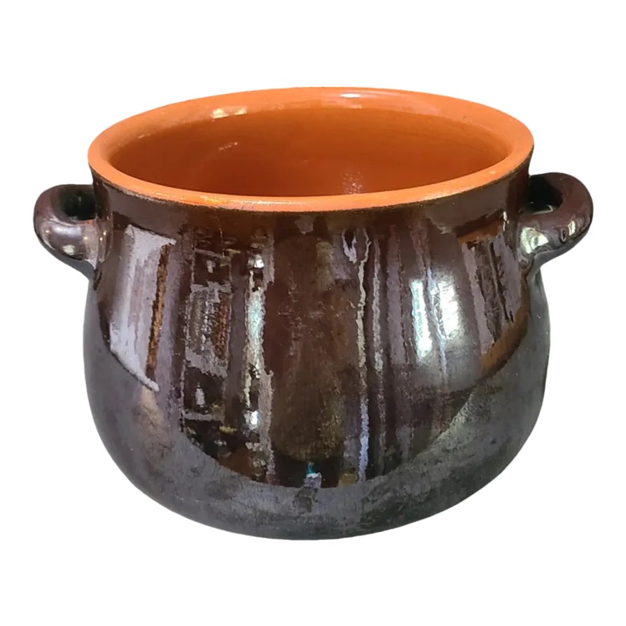 Vintage Coop. Stov Albisola Italy Glazed Terracotta Pot With Handles ...