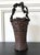 Late 19th Century Antique Japanese Smoke Bamboo Basket with Wisteria Root Handle Meiji Period For Sale - Image 5 of 16