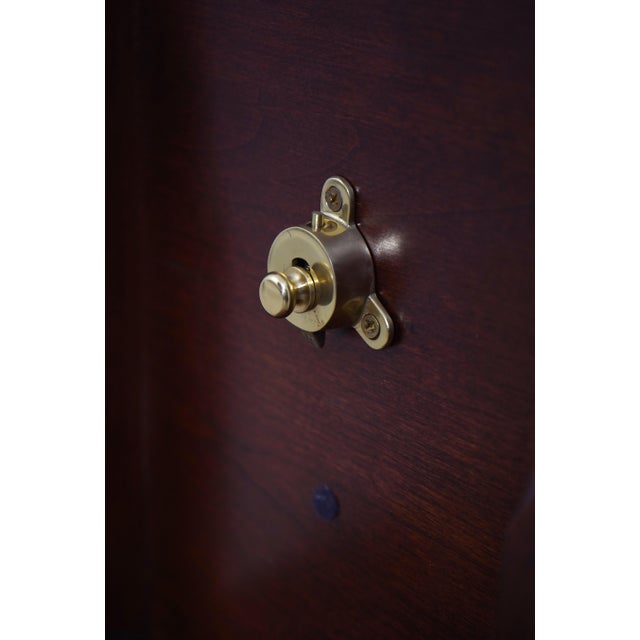 Pennsylvania House Cherry Tilt Top Occasional Table For Sale - Image 9 of 12