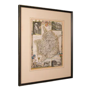 1860's Antique Lithography Map