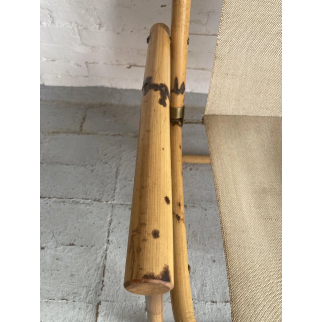 Vintage Italian Wicker Armchair, 1960s For Sale - Image 6 of 9