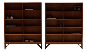 China Series Bookcases by Børge Mogensen for FDB, 1960s, Set of 2