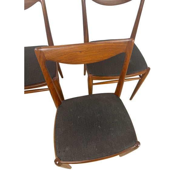 Set of 6 Norwegian Bambi Teak Dining Chairs by Rastad & Relling for Gustav Bahus For Sale - Image 16 of 18