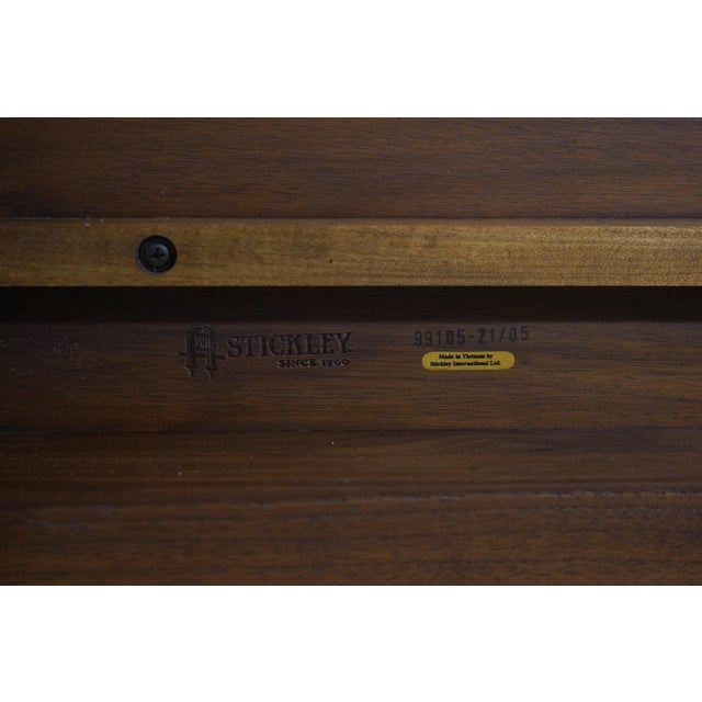 Stickley Walnut Grove Queen Size Spindle Bed For Sale - Image 15 of 15