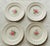 1920s Antique a Copeland Spode "Jewel" Bone China Dinner Plates, Billingsley Rose, C. 1926 - Set of 4 For Sale - Image 5 of 18
