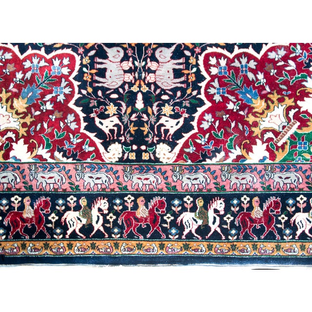 Early 20th Century Persian Tabriz Rug For Sale - Image 13 of 15