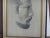 Mina Anselmi, Profile of Man, 1940, Charcoal Drawing, Framed For Sale - Image 9 of 11