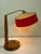 Wood and Brass Table Lamp attributed to Temde, 1960s For Sale - Image 10 of 18