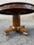 Antique Hand Carved Tiger Oak Pedestal Base Dining Table. For Sale - Image 10 of 17