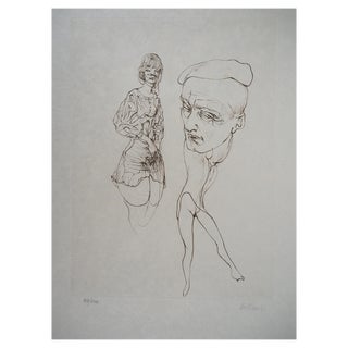 Hans Bellmer, Observateur et observée, 20th-Century, Original Engraving For Sale