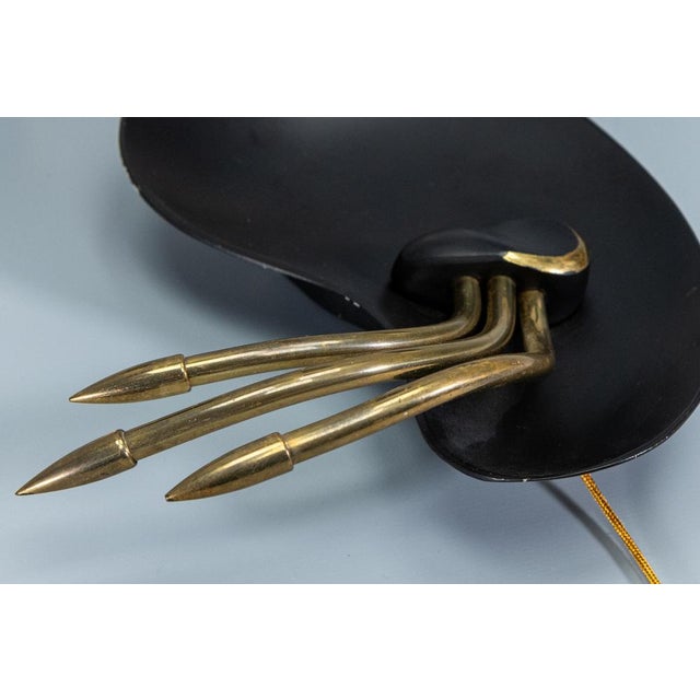Mid-Century Modern Italian Three-Light Wall Lamp in the style of Stilnovo, 1960s For Sale - Image 15 of 18