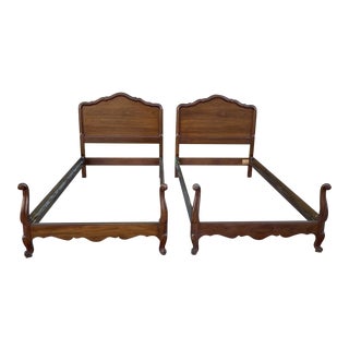 1960’s Kindel Twin Bedframes - a Pair For Sale