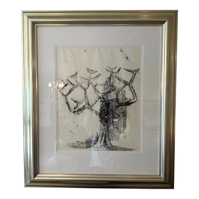 Monochromatic Harry Bertoia Print For Sale