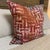 Handmade Adire (Tie-Dye) Decorative Throw Pillow Cover For Sale - Image 10 of 12