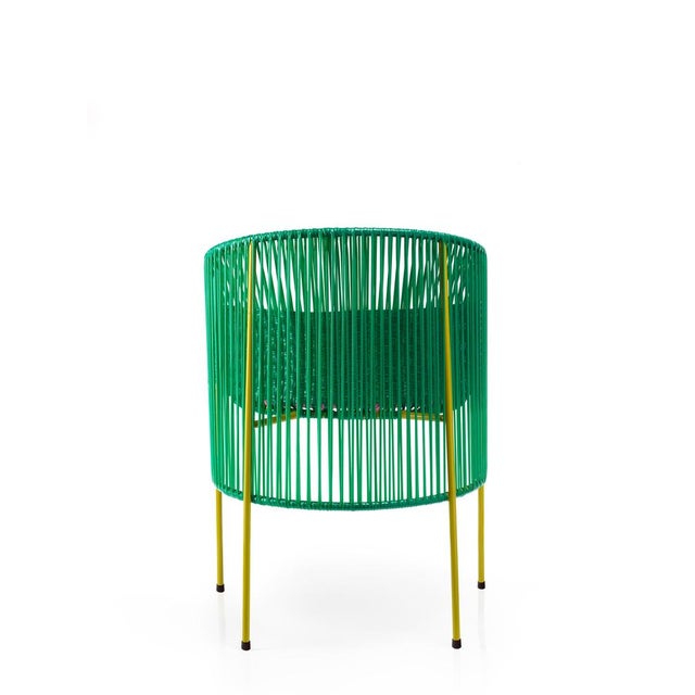 Metal Green Caribe Dining Chair by Sebastian Herkner, Set of 4 For Sale - Image 7 of 18