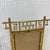 Gold Late 20th Century Faux Bamboo Giltwood French Decorative Firescreen For Sale - Image 8 of 11