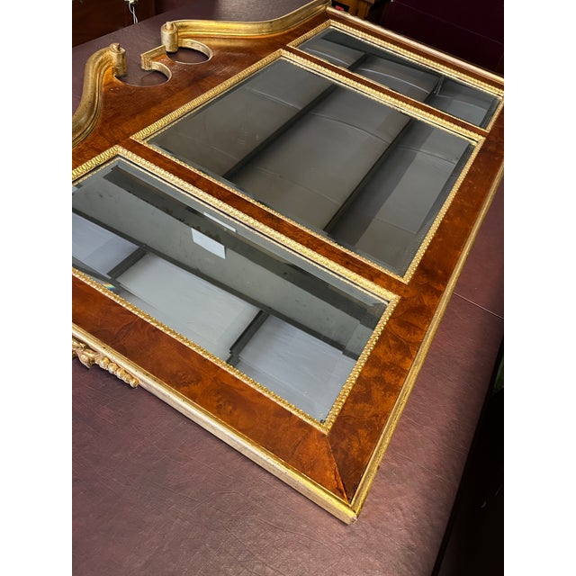 Le Barge Triple Panel Mantle Mirror For Sale - Image 6 of 12