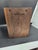 Vintage Wolfeum Graphic Wood Bookend For Sale - Image 4 of 5