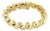 Mid 20th Century San Marco Italy 14k Yellow Gold Macaroni Link Bracelet For Sale