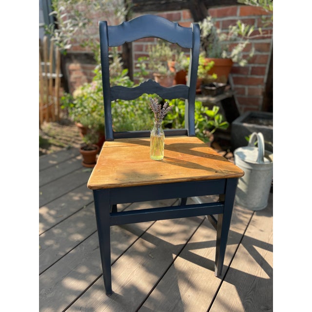 Antique Chair in Oak For Sale - Image 5 of 9