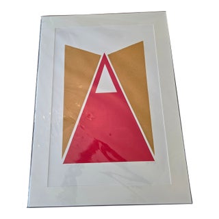 Vintage Signed Artist Proof Mid Century Modern Lithograph For Sale