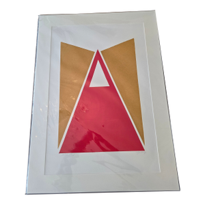 Vintage Signed Artist Proof Mid Century Modern Lithograph