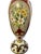 Antique Bohemian Cranberry Cut Glass Vase With Hand-Painted Enamel Flowers, Overlay, and Gilt. 12.75” Early 1900s Romantic Victorian For Sale In Pittsburgh - Image 6 of 12