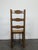 Wood Rustic Oak Straw-Seated Chairs, Set of 6 For Sale - Image 7 of 8