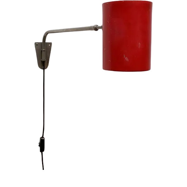 Mid-Century German Minimalist Wall Lamp from Hala, 1960s For Sale