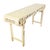 64" Asian Modern Chinoiserie Cream Lacquer Console Table For Sale - Image 4 of 14