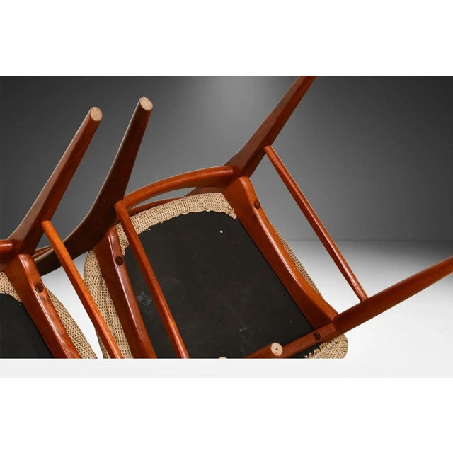 Wood Danish Teak Modern Dining Chairs Koefoeds Hornslet Lis - Set of 6 For Sale - Image 7 of 12