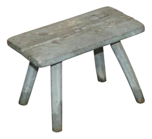 Small Antique Milking Dairy Stool, 1900