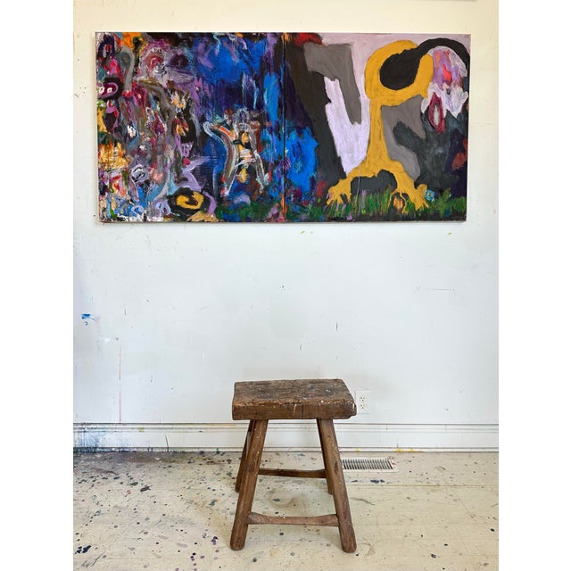 Abstract Painting by Roderick Coles For Sale - Image 4 of 11