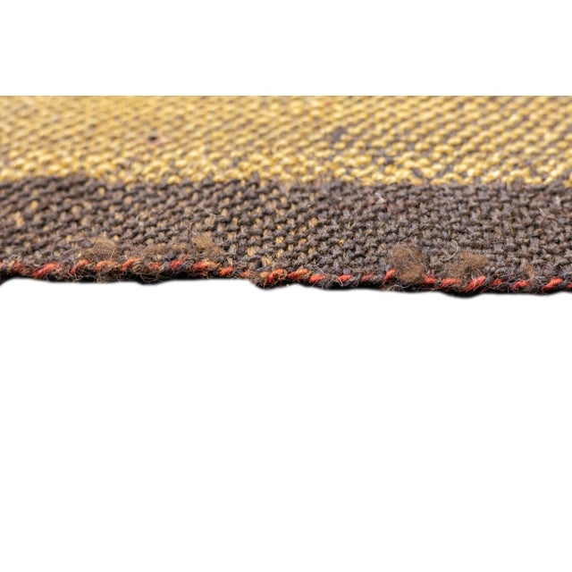 1920s Antique Handwoven Gabbeh Palas Textile Art For Sale - Image 5 of 8