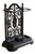 Antique Victorian Black Cast Iron Umbrella Stand, 1880 For Sale