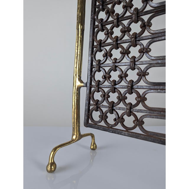 Bronze and Wrought Iron Spark Flask by David Marshall, 1970s For Sale - Image 15 of 16