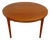 Round Teak Dining Table with Sören Expansion Plate, Denmark, 1960s For Sale