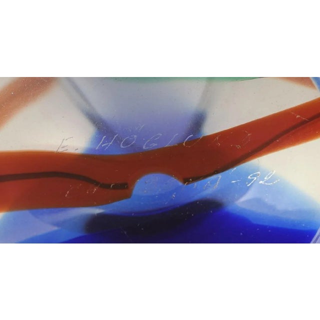 Chribska Art Glass Vase by Erik Höglund for Kosta Boda For Sale - Image 9 of 10